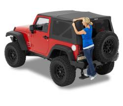 Bestop 54722-35 Supertop NX Black Diamond Soft Top for 07-18 Wrangler JK 2DR