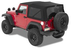 Bestop 54822-17 Supertop NX Black Twill Soft Top for 07-18 Jeep Wrangler JK 2DR