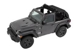 Bestop - Bestop 56862-35 Trektop NX Black Diamond Soft Top for 18+ Jeep Wrangler JL 2DR - Image 7