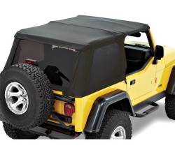 Bestop 56920-17 Trektop NX Black Twill Soft Top for 97-06 Jeep Wrangler TJ