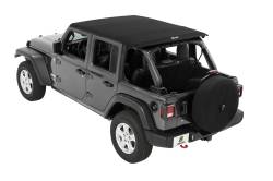 Bestop - Bestop 56863-35 Trektop NX Black Diamond Soft Top for 18+ Jeep Wrangler JL 4DR - Image 3