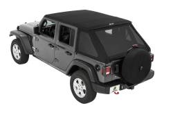 Bestop 56863-35 Trektop NX Black Diamond Soft Top for 18+ Jeep Wrangler JL 4DR