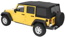 Bestop 79137-35 Replace-A-Top Hardware Black Diamond for 07-19 Wrangler JK 4DR