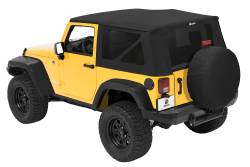 Bestop 79136-35 Replace-A-Top Hardware Black Diamond for 07-09 Wrangler JK 2DR