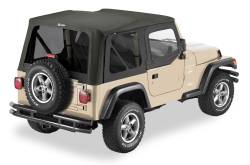 Bestop 79124-01 Replace-A-Top w/o Hardware Black Sailcloth for 97-02 Wrangler TJ