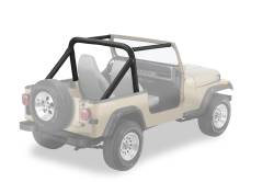 Bestop 80008-15 Sport Bar Pad & Cover Set Black Denim for 87-90 Wrangler YJ