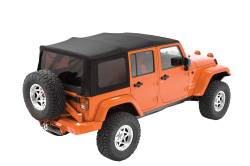 Bestop 79339-35 Replace-A-Top Hardware Black Diamond for 07-09 Wrangler JK 4DR