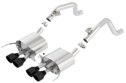 Borla - Borla11869CB ATAK Axle-Back Exhaust Quad Center Rear Exit 14-19 Corvette 6.2L - Image 1