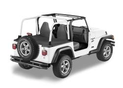 Bestop 90012-35 Duster Deck Tonneau Cover Black Diamond for 03-06 Wrangler TJ