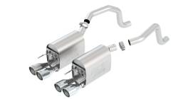 Borla - Borla 11812 ATAK Axle-Back Exhaust Dual Split Rear Exit 09-13 Corvette 6.2L RWD - Image 1