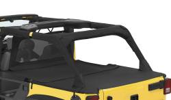 Bestop 90034-35 Duster Deck Cover Exension Black Diamond for 07-18 Jeep JK 4DR