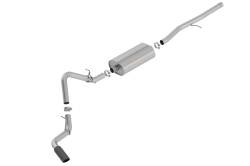 Borla - Borla 140793BC Touring Cat-Back Exhaust Truck Side Exit 19-26 Silv/Sra 1500 5.3L - Image 1