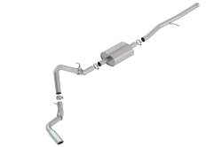 Borla - Borla 140794 S-Type Cat-Back Exhaust Truck Side Exit 19-26 Silv/Sra 1500 4.3/5.3 - Image 1