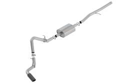 Borla - Borla 140794BC S-Type Cat-Back Exhaust Truck Side Exit 19-26 Silv/Sra 1500 5.3L - Image 1