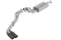Borla - Borla 140789BC S-Type Cat-Back 2Tip Exhaust Truck Side Exit 19-23 Ranger 2.3L - Image 1