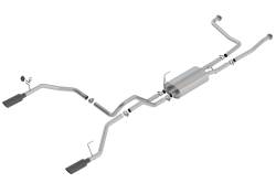 Borla - Borla 140796BC S-Type Cat-Back Exhaust One Split Rear Exit for 16-24 Titan 5.6L - Image 1
