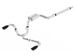 Borla - Borla 140750BC S-Type Cat-Back Exhaust One Split RR Exit for 15-17 VW GTI 2.0L - Image 1