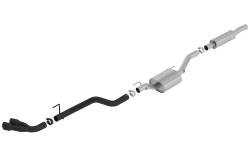 Borla - Borla 140812CB S-Type Cat-Back Exhaust Truck Side Exit for 20-26 Gladiator 3.6L - Image 1