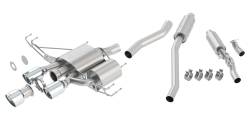 Borla - Borla 140738 ATAK Cat-Back Exhaust Triple Center Rear Exit for 17-21 Civic TypeR - Image 1