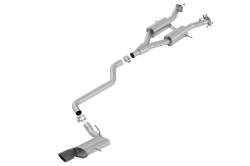 Borla - Borla 140748BC S-Type Cat-Back Truck One Right Rear Exit for 14-21 Cherokee 3.6L - Image 1
