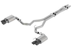 Borla - Borla 140743BC ATAK Cat-Back Exhaust Dual Split Rear Exit for 18-23 Mustang GT - Image 1