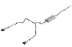 Borla - Borla 140768BC Touring Cat-Back Exhaust Dual Rear Exit 19-26 Sra/Silv 1500 5.3L - Image 1