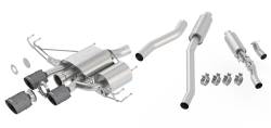 Borla - Borla 140738CFBA ATAK Cat-Back Exhaust Triple Center Rear Exit for 17-21 Civic - Image 1
