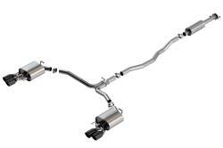 Borla - Borla 140823BC S-Type Cat-Back Exhaust Dual Split Rear Exit for 18-24 Camry XSE - Image 1