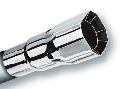 Borla - Borla Exhaust 20112 T304 SS 6" Long Tip 2.25"Inlet x 2.75" x 2.5" Universal - Image 1