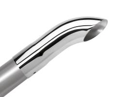 Borla - Borla Exhaust 20110 Universal 9" Long Tip 2.5" Inlet x 2.5" Single Round Outlet - Image 1