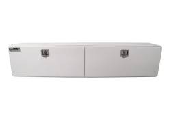 Dee Zee - Dee Zee DZ71WH 90" White Tread Aluminum Specialty Series Top Sider Tool Box - Image 3