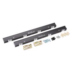 Edelbrock 3638 Fuel Rail Kit for LS Victor EFI -6 AN Black Finish