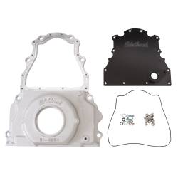 Edelbrock - Edelbrock 4255 2-Pc Timing Cover w/Front Cam Sensor for 04-07 GM LS2 - Image 1