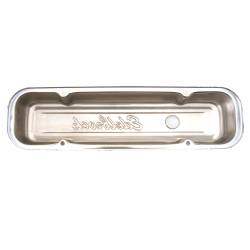 Edelbrock - Edelbrock 4456 Sig-Valve Covers Chrome Low Profile Pontiac 301-455 V8 '62-'79 - Image 2