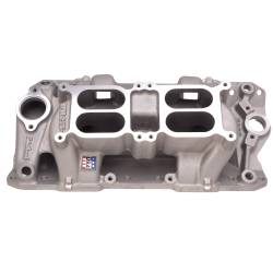 Edelbrock - Edelbrock 7525 RPM Air Gap Dual-Quad Intake Manifold for 55-86 SBC 262–400 V8 - Image 1