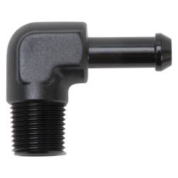 Edelbrock - Edelbrock 8167 Heater Hose End Fitting 90 w/3/8" NPT & 3/8" Barb - Image 1