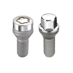 McGard 67226 5-Lug Cone Seat Lug Bolt Wheel Install Kit Chrome M14x1.25