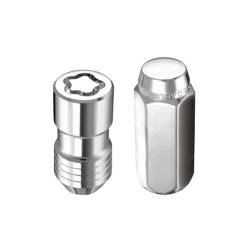 McGard 84508 5-Lug Acorn Lugnut Wheel Install Kit Chrome 9/16"-18