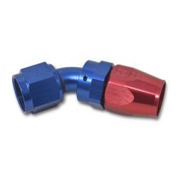 Russell - Russell 610100 Full Flow Hose End 45-DEG End Red/Blue -08AN - Image 2