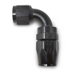 Russell - Russell 610175 Full Flow Hose End 90-DEG End All Black Finish -08AN - Image 1