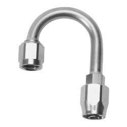 Russell - Russell 610261 6AN ProClassic 180-DEG 1" Radius Hose End w/Endura Finish - Image 1