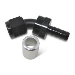 Russell - Russell 610653 ProClassic Crimp On Hose End 45-DEG End Black/Clear -12AN - Image 2