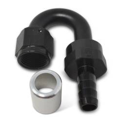 Russell - Russell 610513 ProClassic Crimp On Hose End 180-DEG End Black/Clear -06AN - Image 2