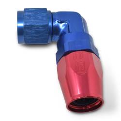 Russell - Russell 613640 Forged Hose End Forged 90-DEG Red/Blue -6AN - Image 1