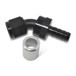 Russell - Russell 610533 ProClassic Crimp On Hose End 45-DEG End Black/Clear -08AN - Image 2