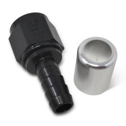 Russell - Russell 610463 ProClassic Crimp On Hose End Straight End Black/Clear -06AN - Image 2