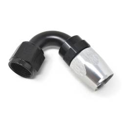 Russell - Russell 613423 10AN ProClassic Swivel 120DEG Tight Radius Hose End Black/Silver - Image 2