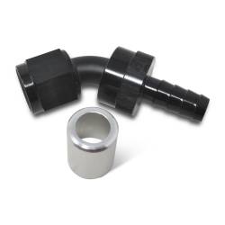 Russell - Russell 610473 ProClassic Crimp On Hose End 45-DEG End Black/Clear -06AN - Image 2