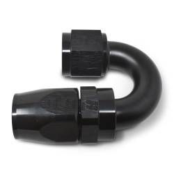 Russell - Russell 613505 6AN ProClassic Swivel 180DEG Tight Radius Hose End w/Black Finish - Image 1