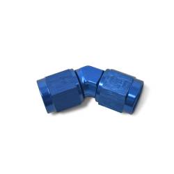Russell - Russell 614606 6AN To 6AN Flare Female 45-DEG Low Profile Fitting w/Blue Finish - Image 2